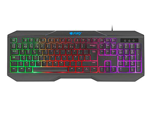Fury Teclados Marca Modelo Pack Gaming 4 en 1 Thunderreak Port Tec + Rat + AUR + Alf