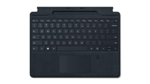 Microsoft Surface Pro Signature Keyboard con reconocimiento de Huella Dactilar, Black