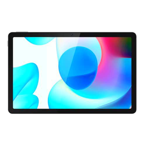 realme Pad -WiFi Tablet 6GB + 128GB (hasta 1TB) Helio G80 Octa-Core 10.4 Zoll (26.3cm) WUXGA + Pantalla Dolby Atmos Quad Altavoces 7100 mAh Akku Carga rápida 18W Android 11