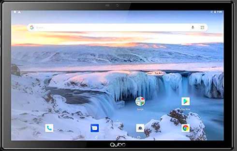 Tablet Qubo T104, con conectividad 4G, 10,1" 4GB de RAM 64 GB de ROM Gris