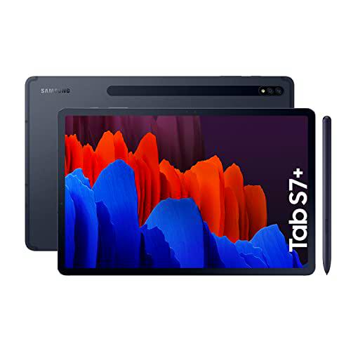 Samsung Galaxy Tab S7+ - Tablet de 12.4" QHD (5G, Procesador Qualcomm Snapdragon 865 Plus