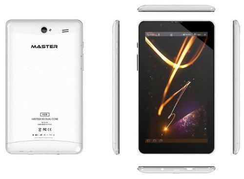Master MID70453G - Tablet de 7&quot; (3G, Bluetooth, Dual Core MTK6572 1.2 GHz