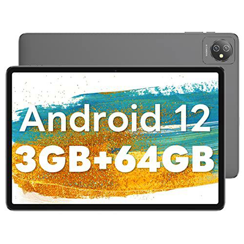 Blackview Tablet Android 12, Tab 7 WiFi Tablet 10 Pulgadas 3GB RAM +64GB ROM(1TB Ampliable)