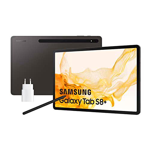 Samsung Galaxy Tab S8+ con cargador - Tablet de 12,4" (8GB RAM