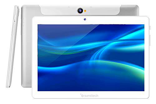 Sunstech - Tablet 10.1" de 32GB con 3G, Procesador Quad Core y Dual SIM SO: Android 8.1