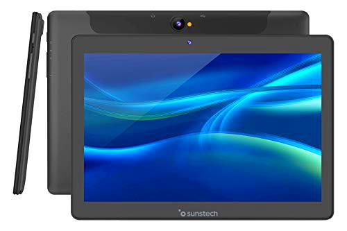 Sunstech - Tablet 10.1" de 32GB con 3G, Procesador Quad Core y Dual SIM SO: Android 8.1